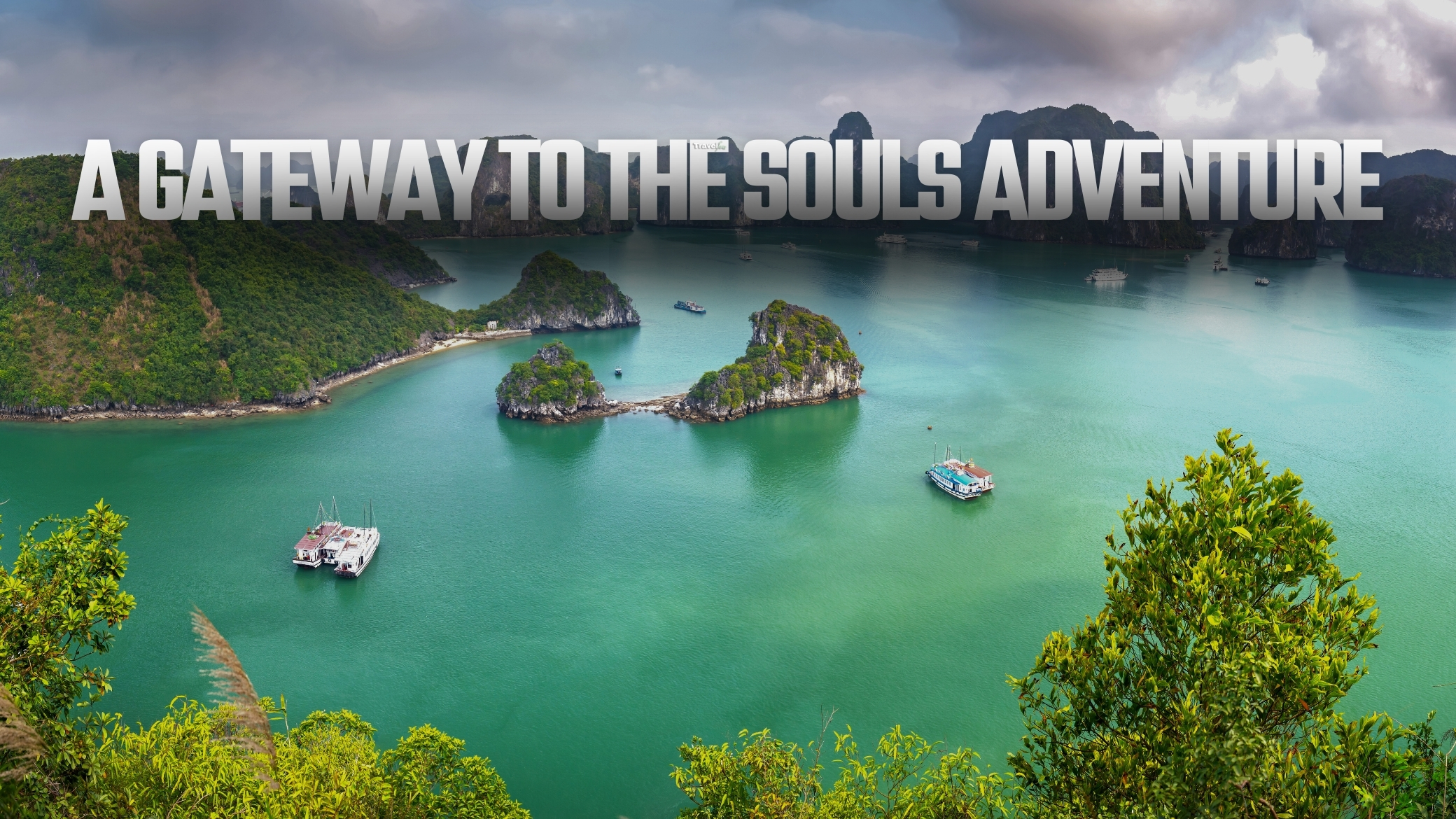 Turquoise waters with the stunning mountains of Ha Long Bay, Vietnam, embodying the timeless allure of travel.